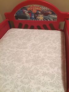 Toddler Cars bed with mattress