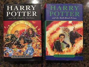 Two Harry Potter Hardcovers in Excellent Condition