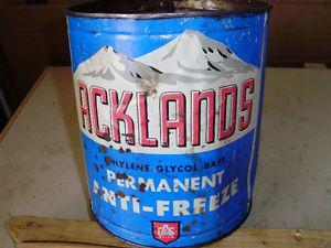 Vintage "ACKLANDS' Metal Container