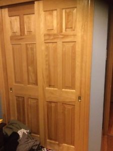 Wanted: Two solid pine sliding closet doors