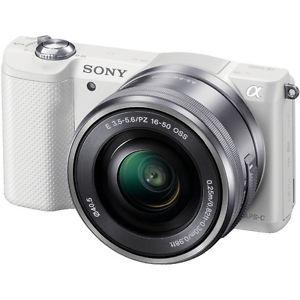 White Sony a with mm Lens $360