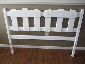 White double headboard for sale