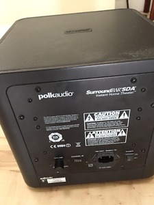Wireless Polk Audio subwoofer