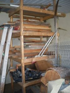 Wood rack