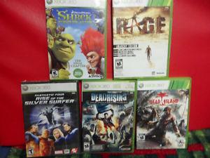 XBOX 360 Games $10 Each.