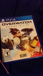 selling overwatch for the playstation 4 for $40