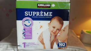 156 Kirkland brand size 1 diapers