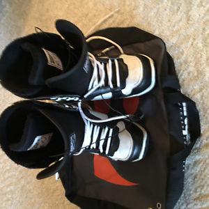 2 pairs of snowboard boots