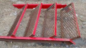 4-step heavy duty steel stairs (weld on)