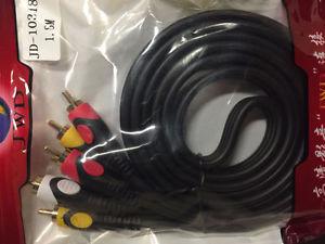 A/V CABLE AUDIO/VIDEO HIGH GRADE CABLE etc.