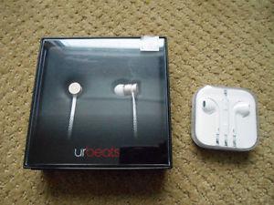 Beats Urbeats Gold Edition & Apple In Ear Heaphones Buds