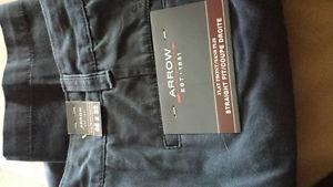 Brand new Arrow straight fit,flat front pants