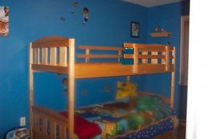 Bunk beds and mattresses