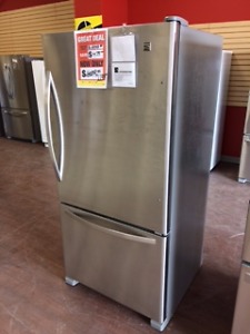 CLEARANCE Kenmore bottom-mount fridge at Sears in Brandon