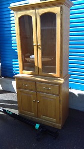 China Cabinet/Table & Chairs
