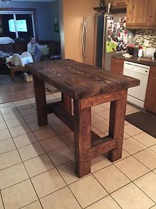Custom wooden table