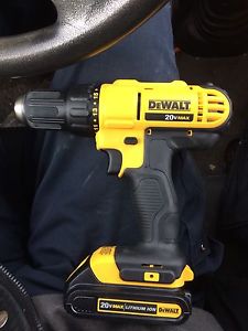 Dewalt 20 volt drill and battery