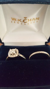Diamond engagement/wedding ring