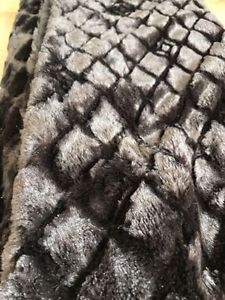Faux fur throw blanket - rich chocolate brown