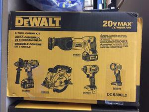 For Sale New DeWalt 5-Tool Combo Kit - 20V Max