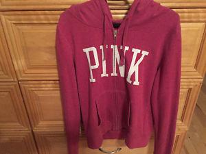 For sale 1 ladies "Pink" zip up hoodie
