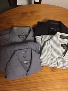 Four Men's Dress Shirts - Size  or  Selling as a