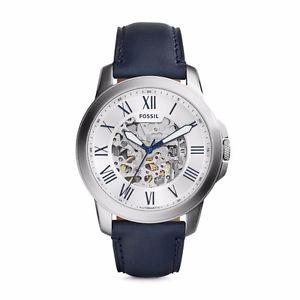 GRANT AUTOMATIC NAVY LEATHER WATCH