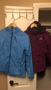 Halley Hansen and North Face Coats