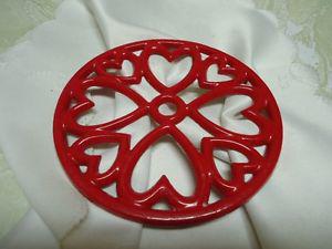 Heart Shapes Metal Trivet