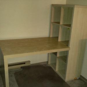 Ikea desk with storage