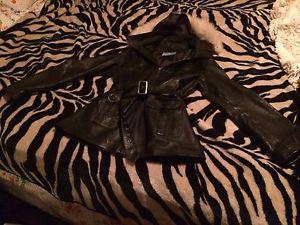 Imported leather jacket size M/L