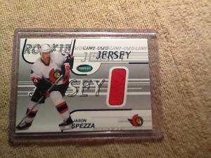 Jason Spezza jersey rookie card