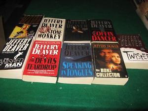 Jeffrey Deaver books $1 each