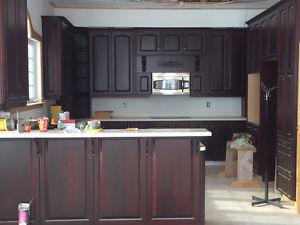 Kitchen Cabinets & Corian Solid Surface Countertops