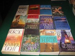 Luanne Rice books $1 each of $10 for the lot