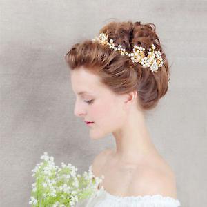Luxury Wedding Headband - Stunning details! Gold color!!