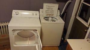 Matching Whirlpool Washer and Dryer for sale