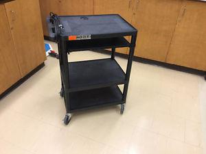 Media / Utility Cart with Power Supply