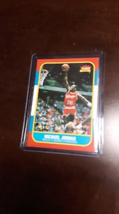Michael Jordan Chicago Bulls replica rookie card