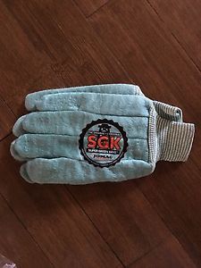 (NEW) extra heavy weight flannel gloves - 4 pairs
