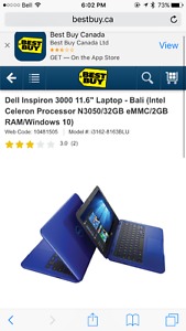 New dell laptop