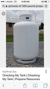 PROPANE TANK. 300 pound.