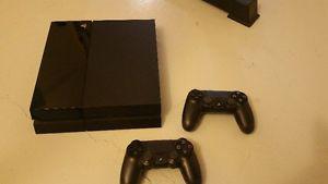 PlayStation 4 Console with 2 Controllers