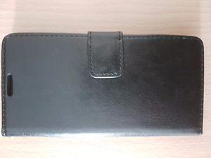 Samsung S7 Edge Leather Folio Case Black