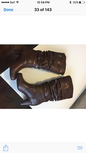 Steve Madden boots with zipper