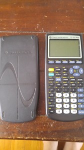 Texas Instruments TI83 graphing calculator