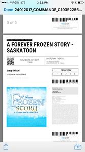 Three Tickets to A Frozen Story