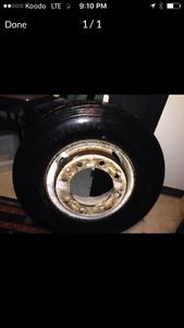 Trailer tire. (New)