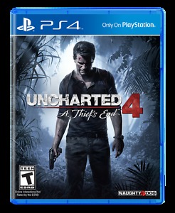Uncharted 4 $20 pickup only