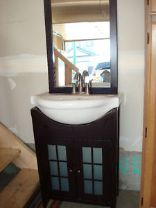 Vanity and mirror for sale